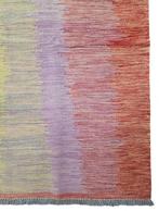 Handgeweven nieuwe moderne Kelim Larmina abstract 170x245cm, Crème, 150 tot 200 cm, Onbekend, 200 cm of meer