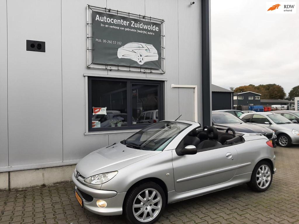 Peugeot 206 CC 1.6-16V, Auto's, Voorwielaandrijving, Gebruikt, Zwart, 4 cilinders
