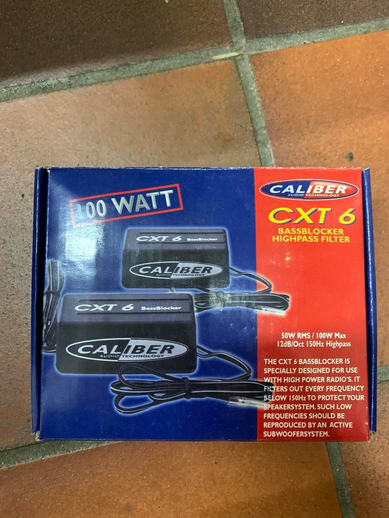 Caliber CXT 6 Bassblocker - Nieuw in doos!, Auto diversen, Autospeakers, Ophalen of Verzenden, Nieuw