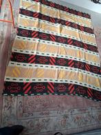 Vintage Jaren 50-70 Wollen Jacquard Geweven Deken, Ophalen of Verzenden