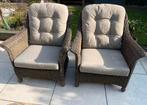 4SO / 4 Seasons outdoor Madoera loungestoelen, Zo goed als nieuw, Wicker, Stoel, Ophalen