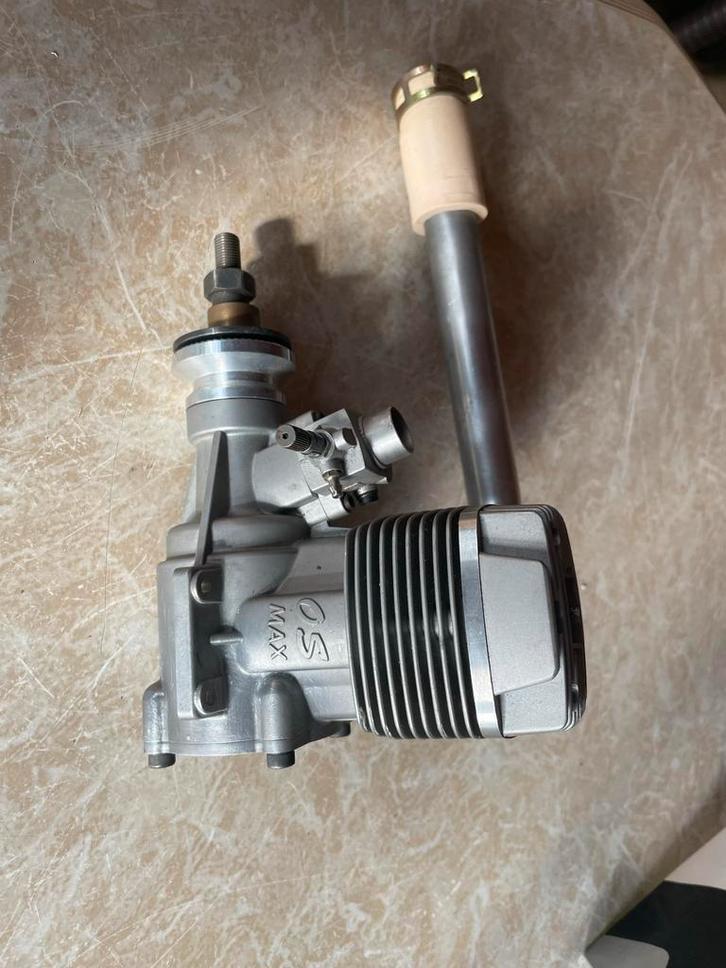 OS MAX BGX -1RC vliegtuigmotor met uitlaat (expansie), Hobby en Vrije tijd, Modelbouw | Radiografisch | Overige, Nieuw, Ophalen of Verzenden