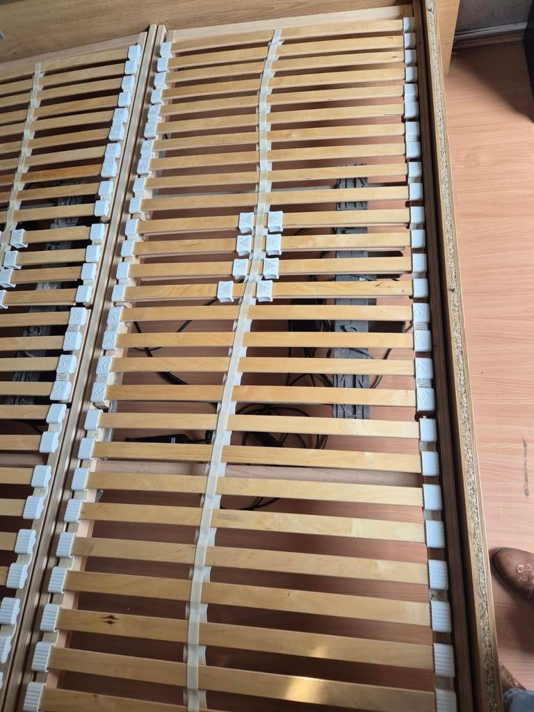 IKEA Elektrische Lattenbodem SULTAN LANDÖN (motor OK), Gebruikt, Eenpersoons, Ophalen of Verzenden, 80 cm