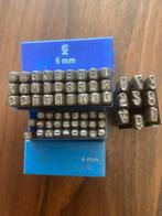Slagletters 4mm en 6mm cijfers 7 of 8 mm, Ophalen of Verzenden, Gebruikt, Overige typen