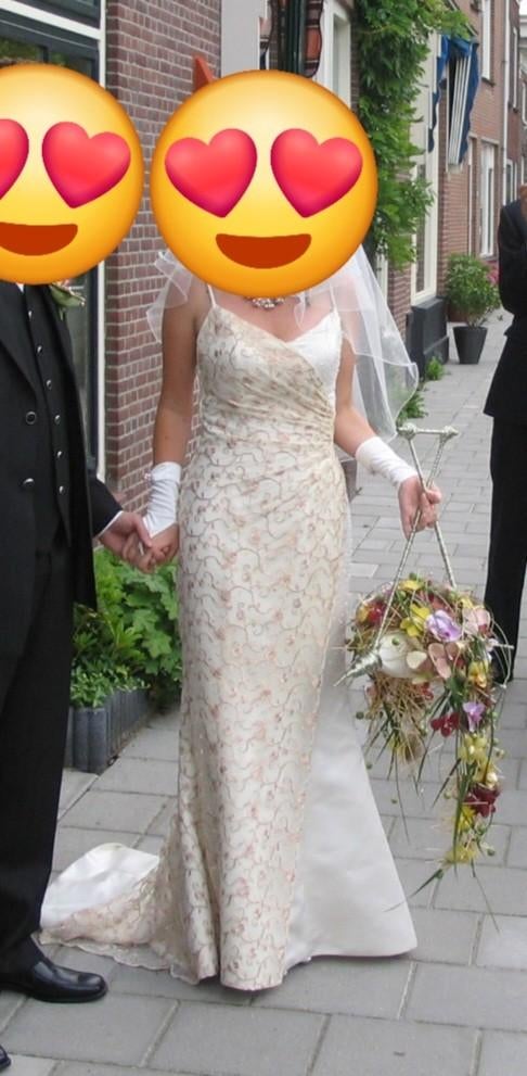 Justin Alexander Trouwjurk Maat 36, Justin Alexander, Ophalen of Verzenden, Gedragen, Trouwjurk