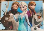 Super grote canvas met Elsa, Anna, Kristoff, Sven en Olaf, Ophalen of Verzenden, Zo goed als nieuw, Print, 50 tot 75 cm