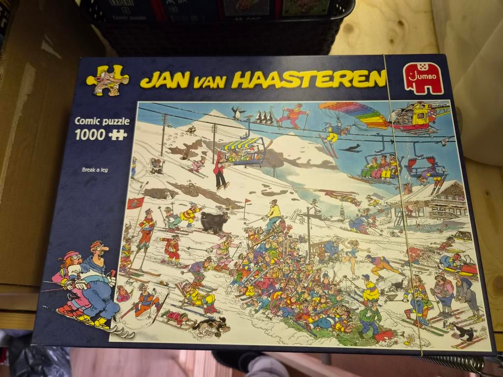 Jan van haasteren 1000 stukjes, Ophalen of Verzenden, 500 t/m 1500 stukjes, Zo goed als nieuw