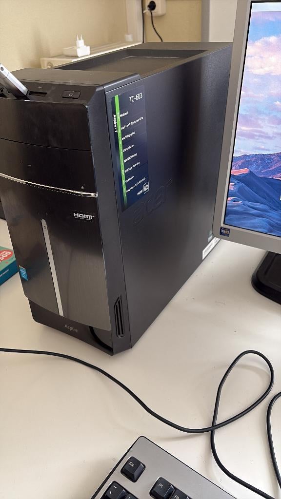 PC Acer Aspire TC-603 Intel Core i7 4770, Computers en Software, Ophalen, Gebruikt, HDD, 8 GB