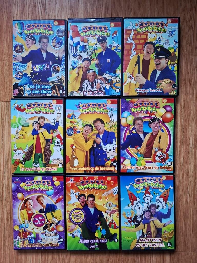 9x dvd Ernst Bobbie en de rest, Alle leeftijden, Ophalen of Verzenden, Zo goed als nieuw