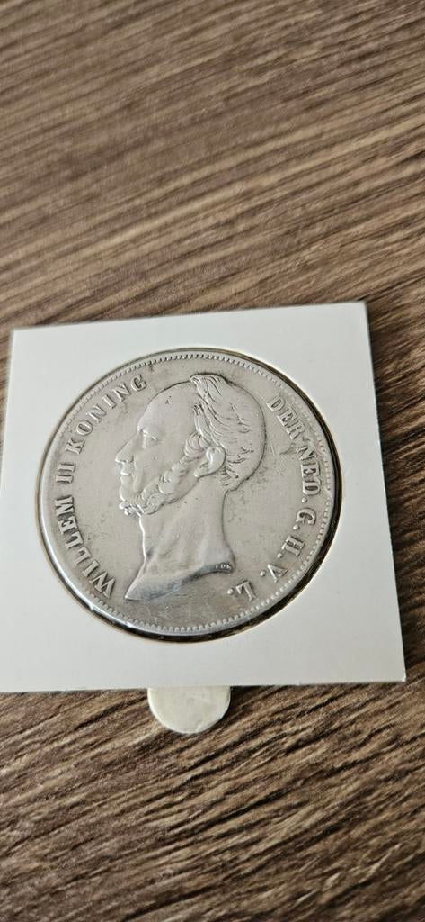 Zilveren rijksdaalder 1848 Willem II mooie munt, Postzegels en Munten, Munten | Nederland, Zilver, Ophalen of Verzenden, Losse munt