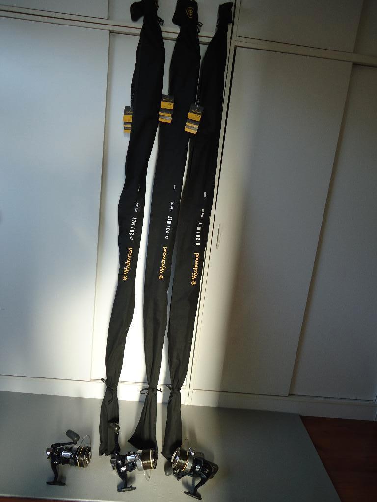 3 x WYCHWOOD  12ft - 3lb, Ophalen, Gebruikt, Werphengel