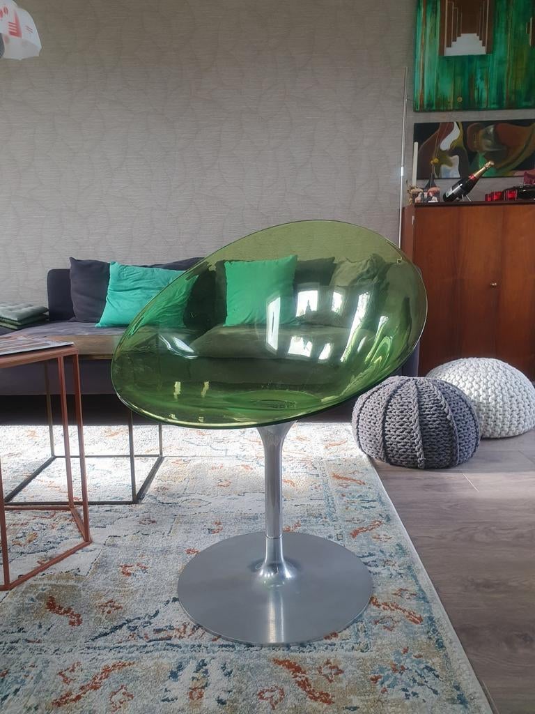 Kartell Ero|S| draaistoel, ontworpen door Philippe Starck., Ophalen of Verzenden