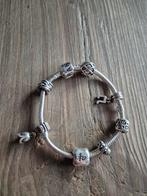 Pandora zilveren armband met echt zilveren pandora bedels, Ophalen of Verzenden, Zo goed als nieuw, Zilver, Zilver