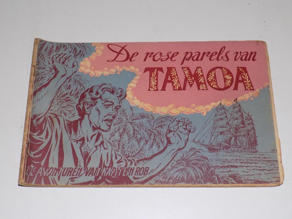 Kapitein Rob - 20_O_De rose parels van Tamoa, Eén stripboek, Ophalen of Verzenden, Gelezen, Pieter Kuhn