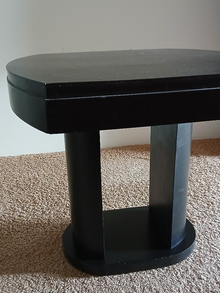 Tafeltje, Huis en Inrichting, Tafels | Bijzettafels, Ophalen, Gebruikt, Aparte vorm; lijkt art deco, 55 tot 75 cm