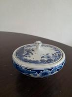 Delfts Blauw Schoonhoven potje met deksel, Antiek en Kunst, Ophalen of Verzenden