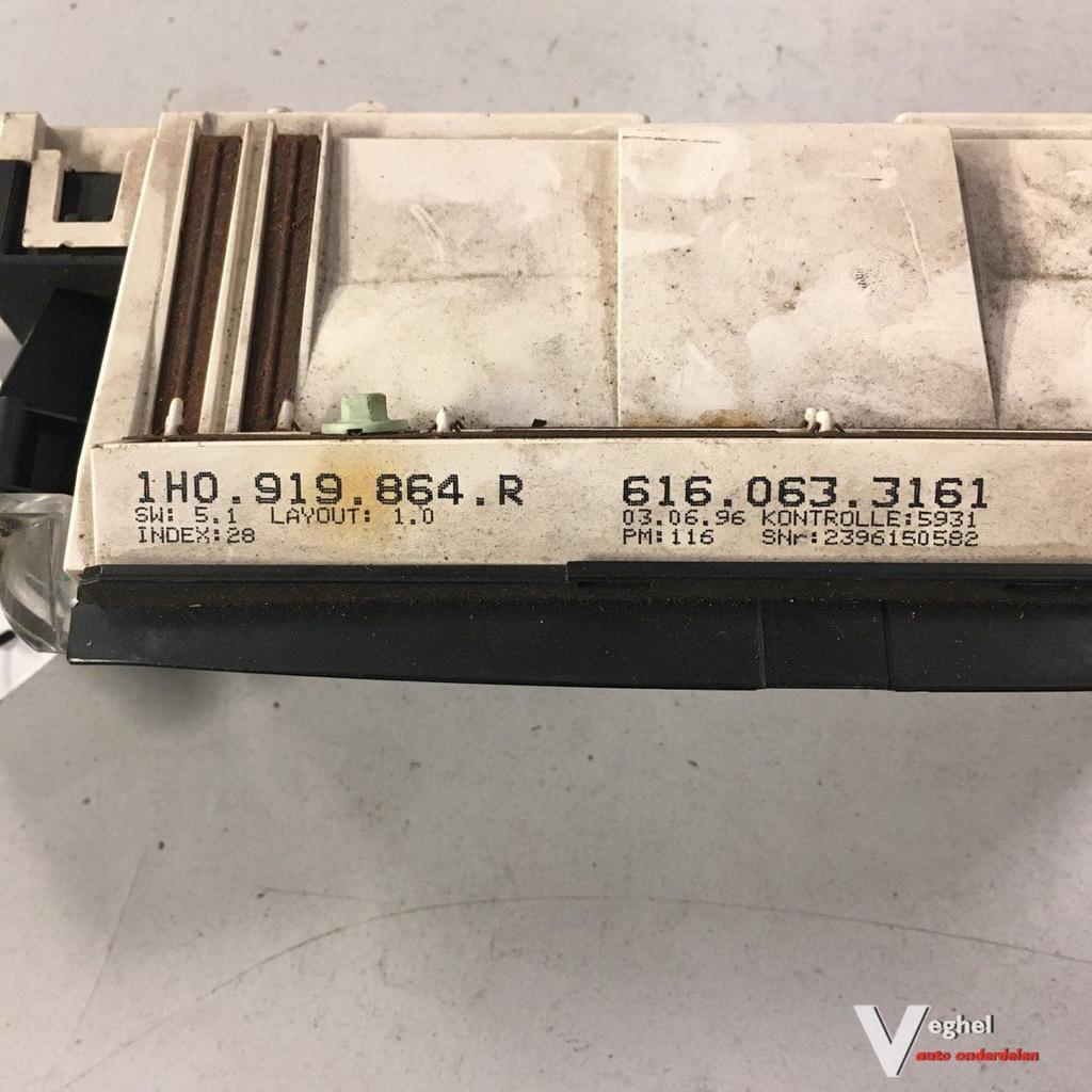 Vw Golf 3 Cabrio 1.8 1997 2000179     Km Tellerklok  1H0 919, Gebruikt, -, -, Ophalen of Verzenden