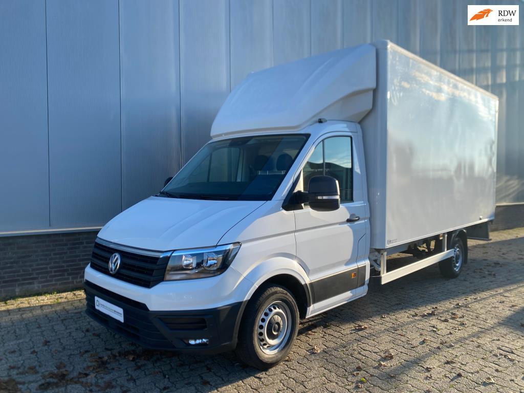 Volkswagen Crafter 35 2.0 TDI L4H3 Trendline 177PK Automaat, Auto's, Stof, Gebruikt, 4 cilinders, Volkswagen
