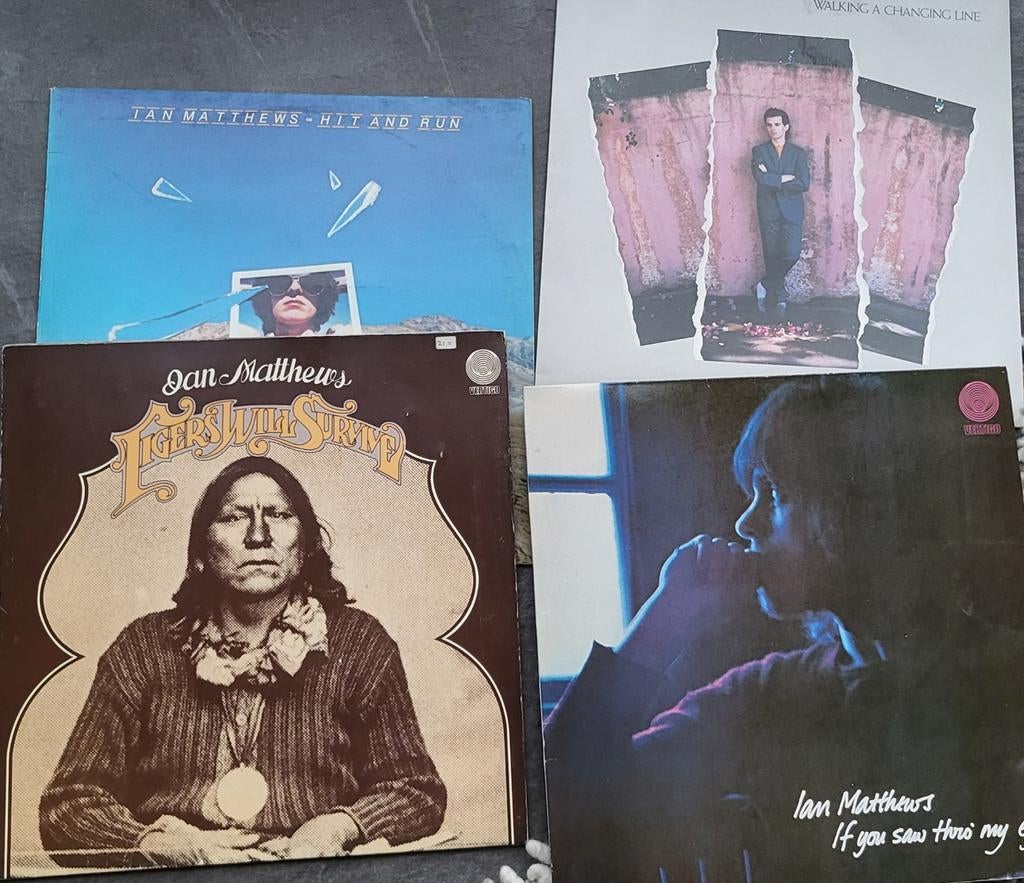 4 lp's Ian Matthews folk rock, Ophalen of Verzenden, Gebruikt, 12 inch, Poprock
