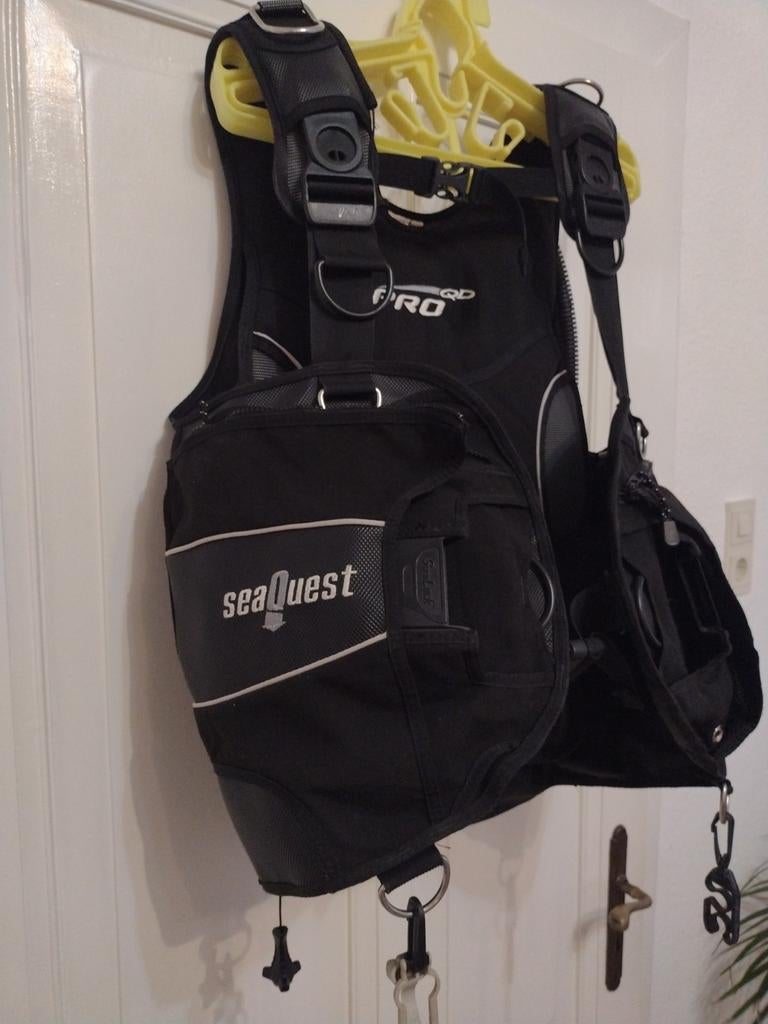 SeaQuest Pro QD Trimvest - Duikvest Maat M/L gebruikt, Watersport en Boten, Duiken, Ophalen, Gebruikt, Trimvest of Wing