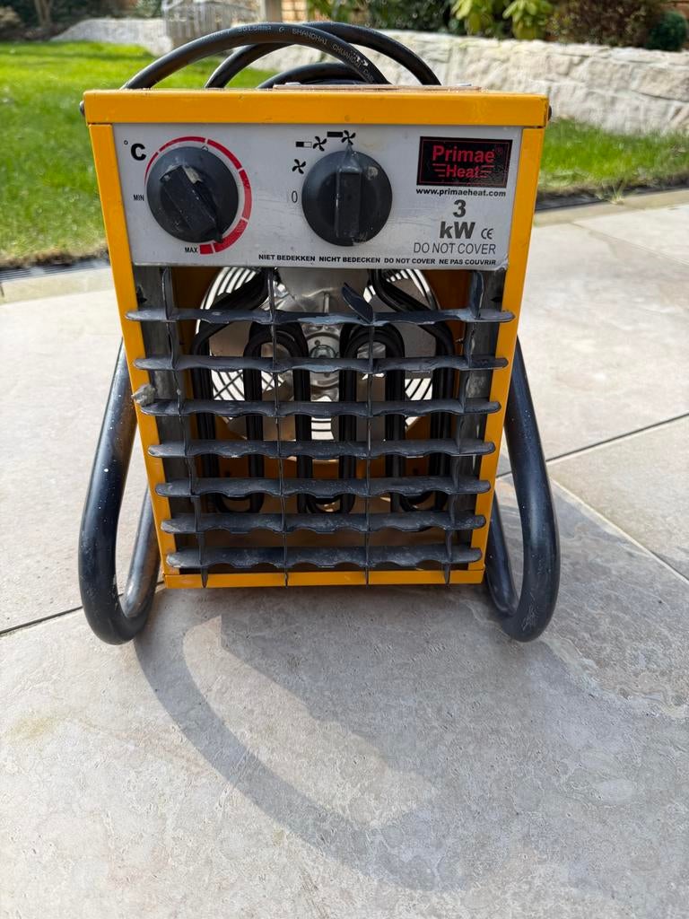 Primae Heat 3kW industriële Kachel, Doe-het-zelf en Verbouw, Verwarming en Radiatoren, 30 tot 80 cm, Kachel, Minder dan 60 cm