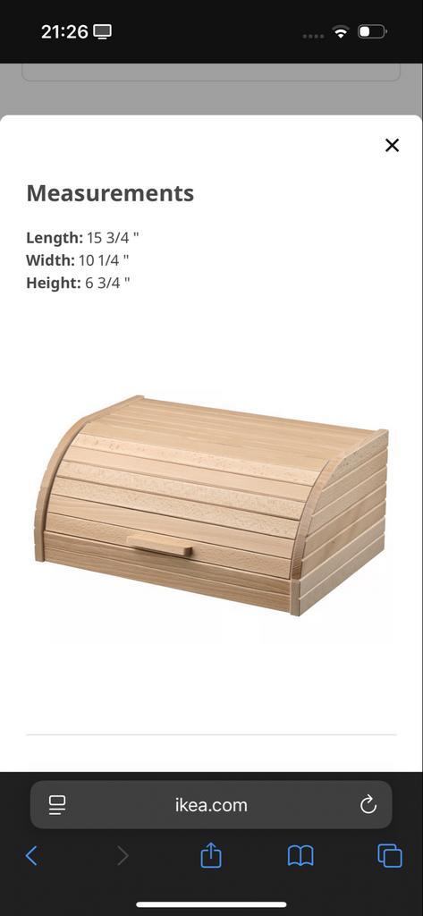 2x IKEA Magasin broodtrommel - possible DIY project, Huis en Inrichting, Keuken | Keukenbenodigdheden, Nieuw, Ophalen of Verzenden
