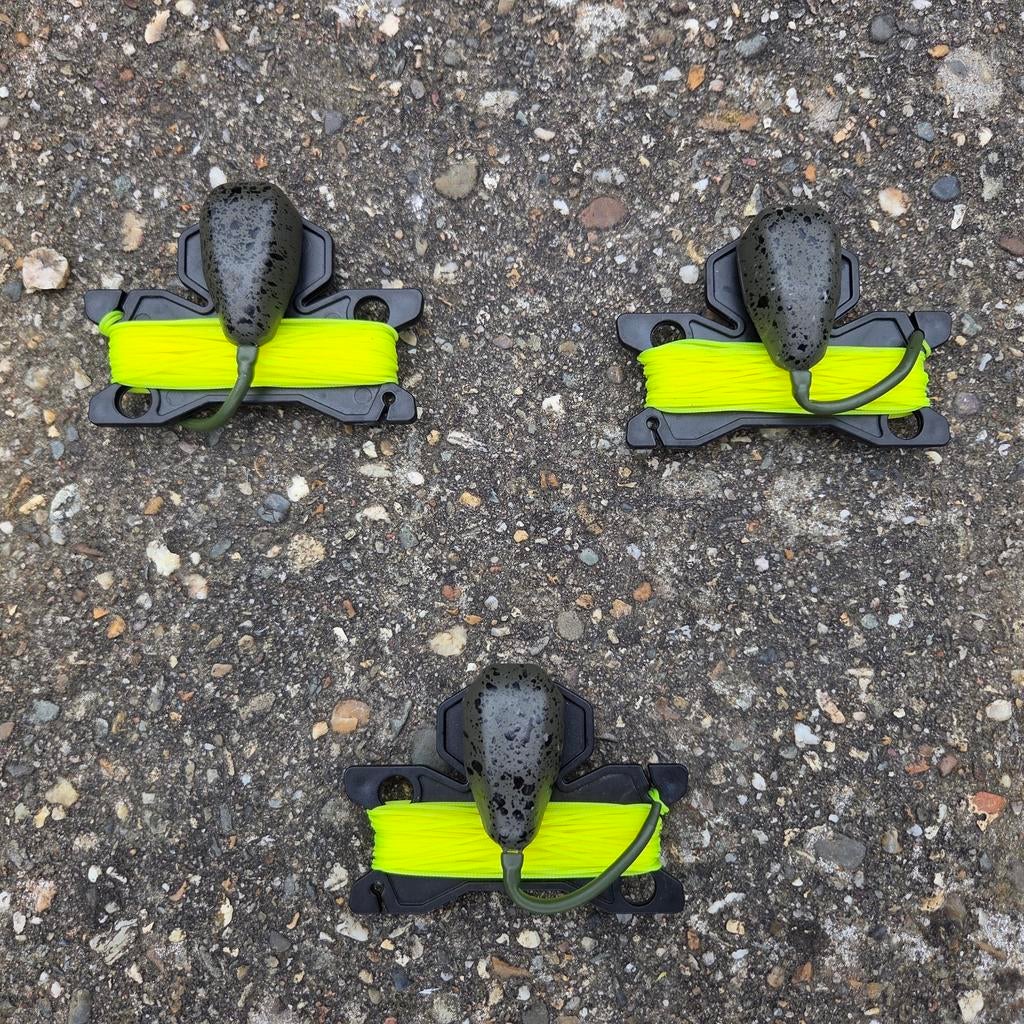 3x Backlead 85gr. Toplood(top lood), Ophalen, Zo goed als nieuw, Overige typen