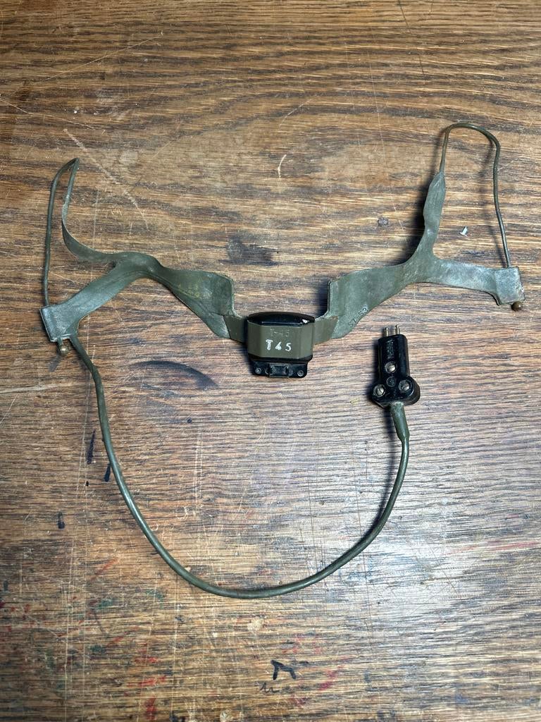 WW2 T45 lipmicrofoon, Ophalen of Verzenden, Overige soorten, Overige gebieden, Overige typen