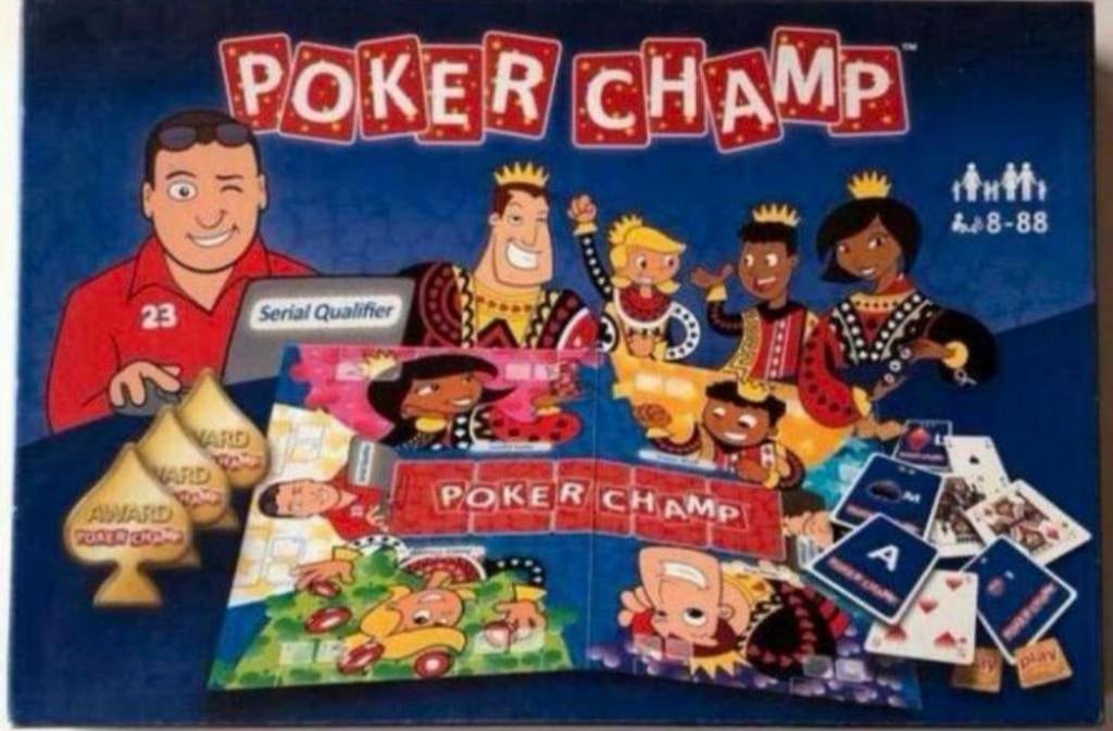 Spel POKER CHAMP BORDSPEL in NIEUWSTAAT, Hobby en Vrije tijd, Gezelschapsspellen | Bordspellen, Zo goed als nieuw, Een of twee spelers