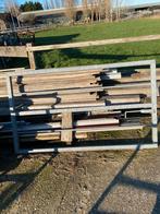 Gegalvaniseerd hek, Ophalen, Met poort, Gebruikt, Tuinhek