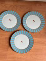 Pip Studio servies Love Birds 3 Ontbijtborden gestreept, Huis en Inrichting, Keuken | Servies, Ophalen of Verzenden, Zo goed als nieuw