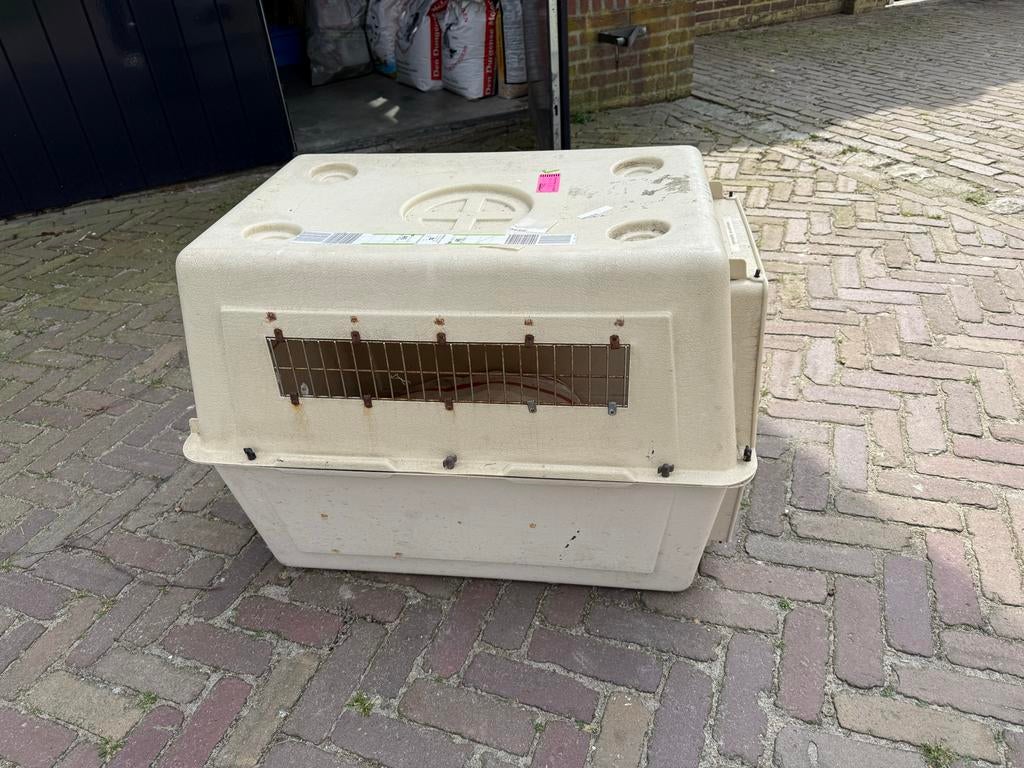 Varikennel reisbench vliegtuig, Dieren en Toebehoren, Ophalen, Gebruikt