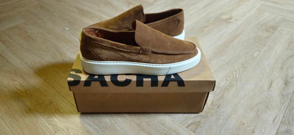 Nieuwe Cognac Bruine Loafers - Sacha - Maat 43, Ophalen of Verzenden, Nieuw, Bruin