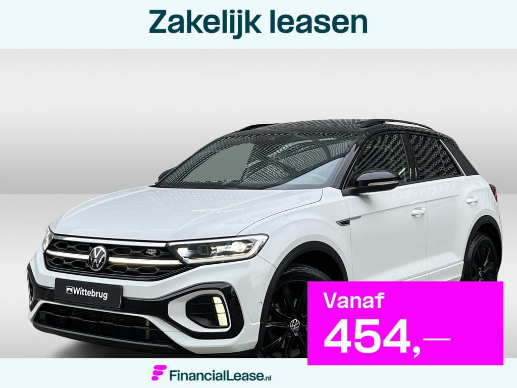 Volkswagen T-Roc 1.5 TSI 150pk DSG R-Line / Panoramadak / Di, 12 maanden, 1258 kg, Zwart, 4 cilinders