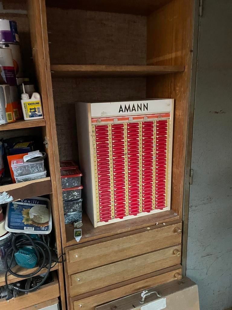 Fourniturenkast AMANN, Ophalen, Garen of Naald(en)