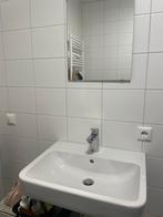 *Nieuw* Wastafel met spiegel villeroy en boch en kraan, Ophalen, Gebruikt, 50 tot 100 cm, Minder dan 100 cm