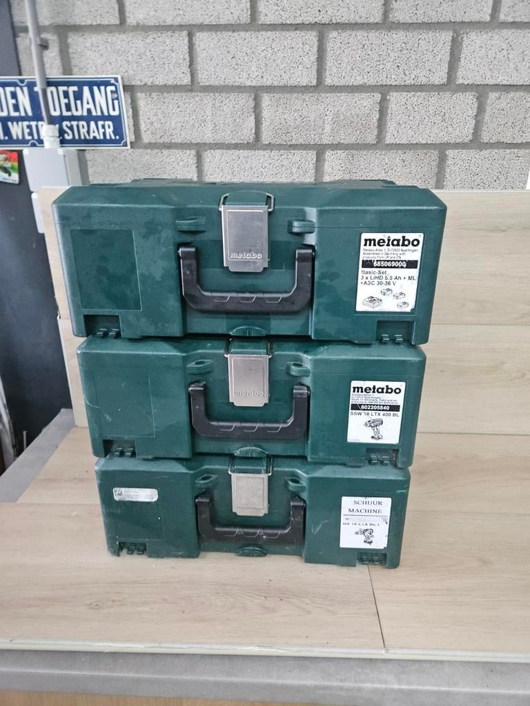 Metabo meta box metaloc gereedschapskoffer systainer, Ophalen of Verzenden, Gebruikt