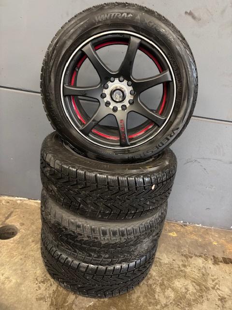 Mitsubishi velgenset! 16'', Ophalen, Gebruikt, 16 inch, Banden en Velgen