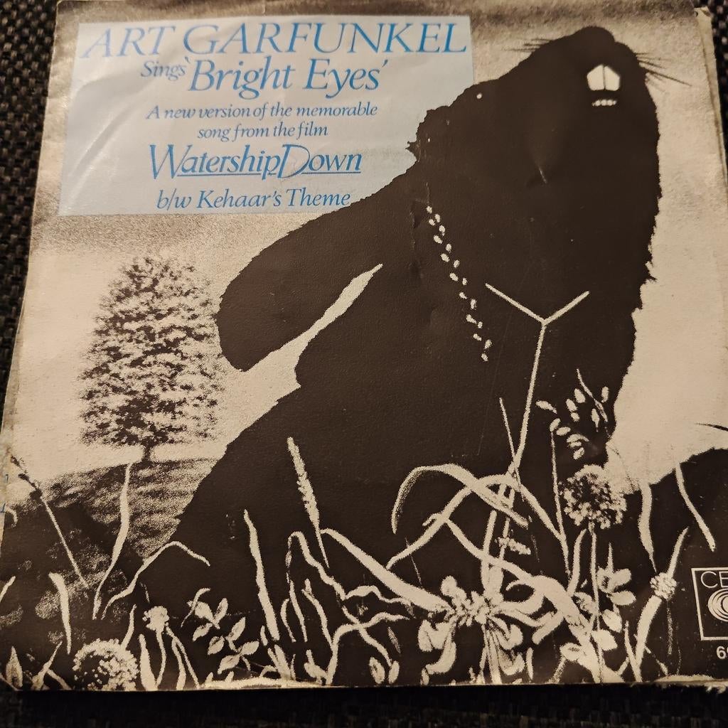 Art Garfunkel - Bright Eyes / Watership Down single, Cd's en Dvd's, Vinyl Singles, Ophalen of Verzenden, Gebruikt, 7 inch