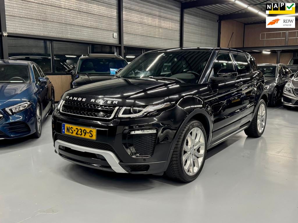Land Rover Range Rover Evoque 2.0 TD4 HSE Dynamic Pano/Leder, Auto's, Automaat, Gebruikt, Euro 6, Zwart