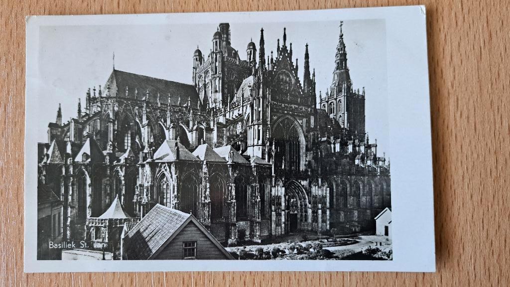 Ansichtkaart Den Bosch Sint Jan, gelopen 1949, Verzenden, 1940 tot 1960, Gelopen, Noord-Brabant