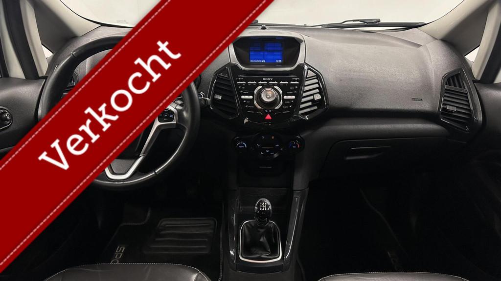 Ford EcoSport 1.0 EcoBoost Titanium ECC LM CRUISE., Auto's, Ford, Voorwielaandrijving, Gebruikt, Ecosport, Wit