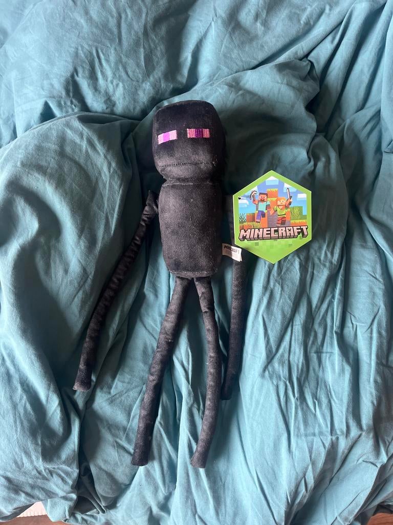 Minecraft Enderman Knuffel - Nieuw met label, Ophalen of Verzenden, Nieuw, Overige typen