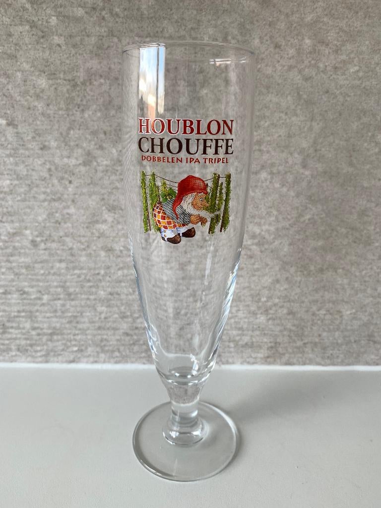 Chouffe glas Houblon Chouffe, Verzamelen, Biermerken, Ophalen of Verzenden, Zo goed als nieuw, Glas of Glazen, Duvel
