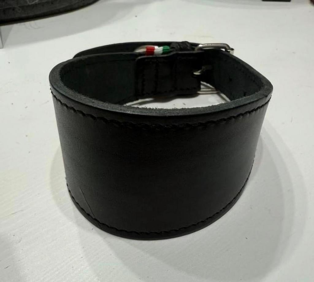 Whippet leren halsband zwart nieuw, Ophalen, Nieuw