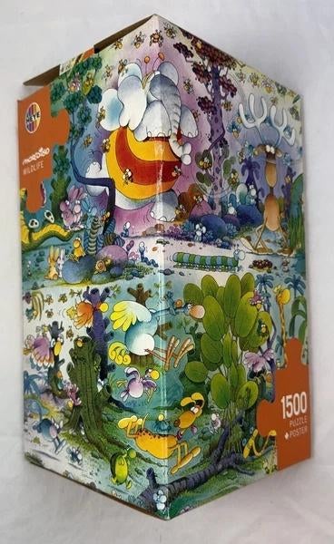 Heye Mordillo Wildlife Driehoekpuzzel 1500 Stukjes puzzel, Hobby en Vrije tijd, Denksport en Puzzels, Verzenden, 500 t/m 1500 stukjes