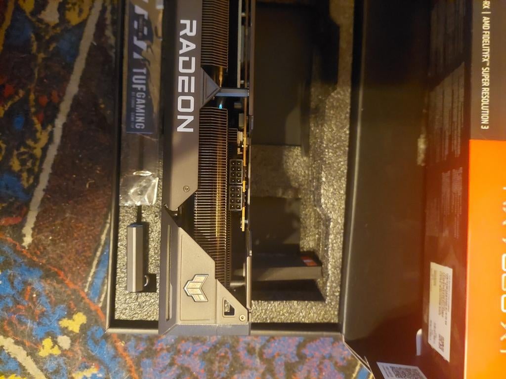 AMD Radeon ASUS TUF 7800XT 16 GB, Computers en Software, Videokaarten, Zo goed als nieuw, AMD, PCI-Express 4.0, GDDR6, HDMI, DisplayPort