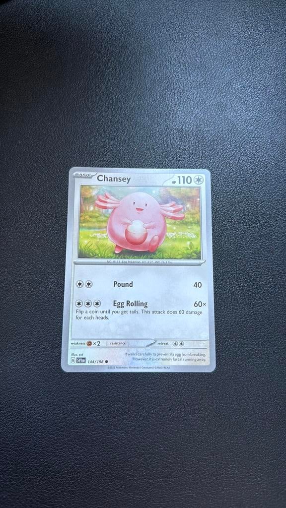 Chansey 144/198 NM, Ophalen of Verzenden, Zo goed als nieuw