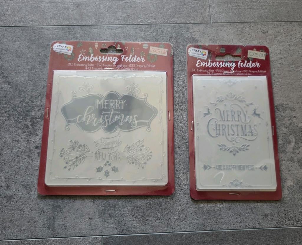 Craft Sensations embossing folders folder kerst NIEUW, Ophalen of Verzenden, Nieuw