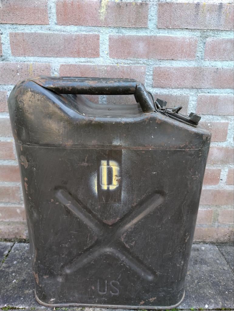Originele USA Jerrycan, USMC  20 liter/5 gallon. Leger/army., Ophalen of Verzenden, Landmacht, Engeland, Overige typen
